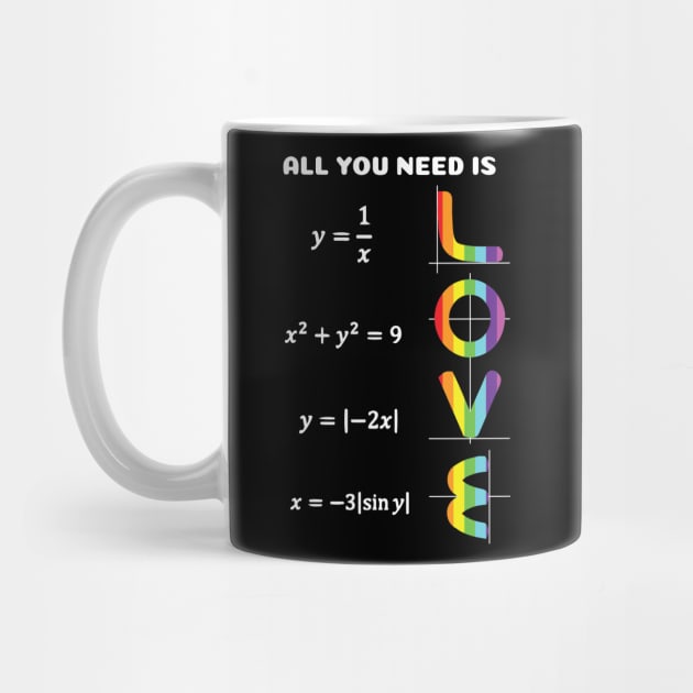 All you need is LOVE LGBT Math by Geektopia